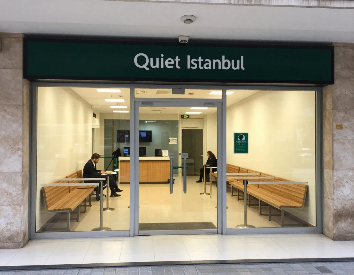 İstanbul banka şubesi iç görünüm