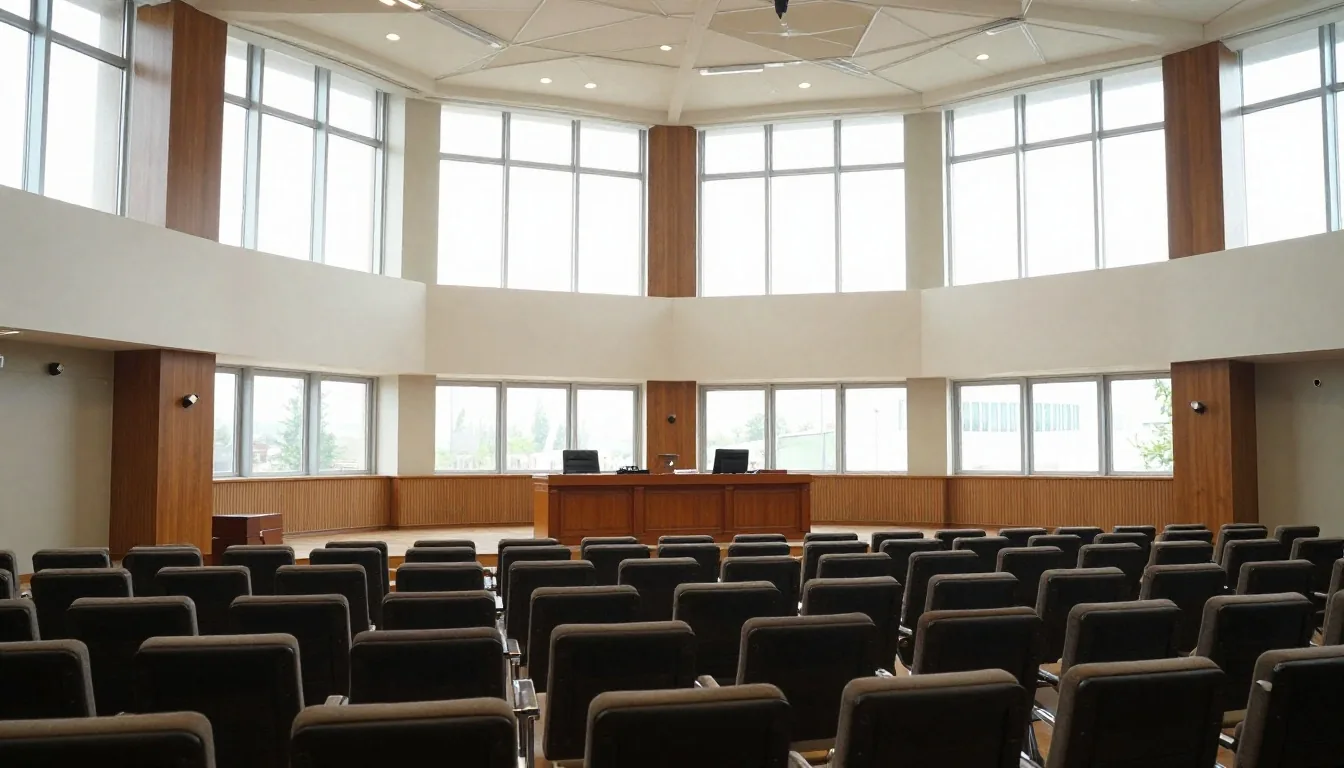 Ankara'da ekonomi basın toplantısı salonu
