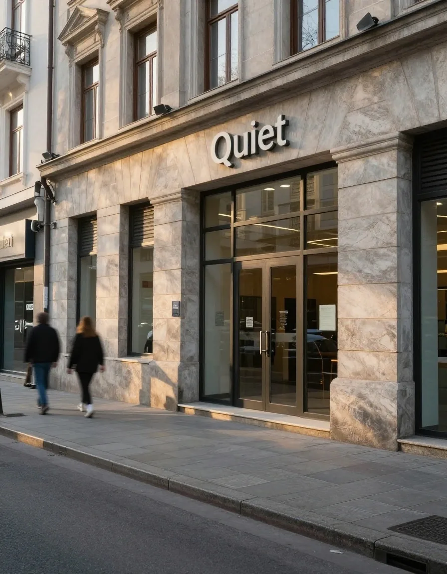 İstanbul'da banka şubesi önü